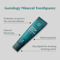 Probiotic toothpaste promoting oral health through beneficial bacteria for healthier gums and teeth.