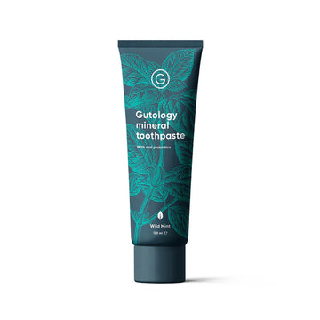 Probiotic toothpaste promoting oral health through beneficial bacteria for healthier gums and teeth.