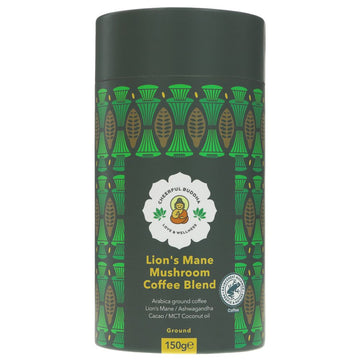 cheerful buddha lions mane coffee