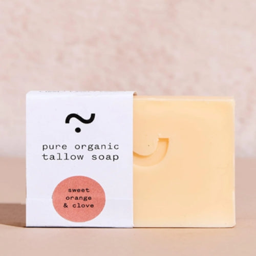 Fierce Nature Tallow Soap (Sweet Orange & Clove).