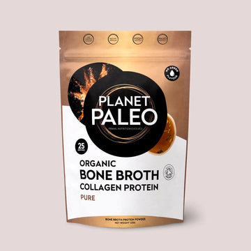 Planet Paleo Organic Bone Broth Collagen Protein -Pure 225g