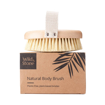Wild &amp; Stone Natural Dry Body Brush – FSC® Beechwood &amp; Sisal Bristles