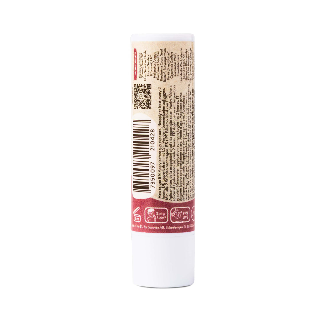 Suntribe Organic Mineral Tinted Lip Balm SPF 30 – 5 g
