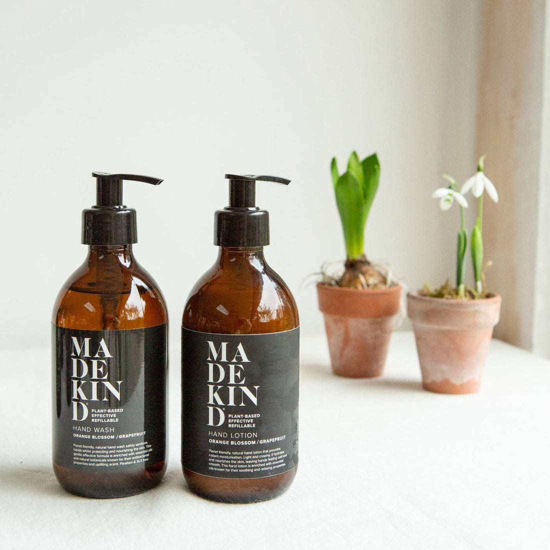 MadeKind Natural Hand Lotion – Orange Blossom &amp; Grapefruit (300ml)
