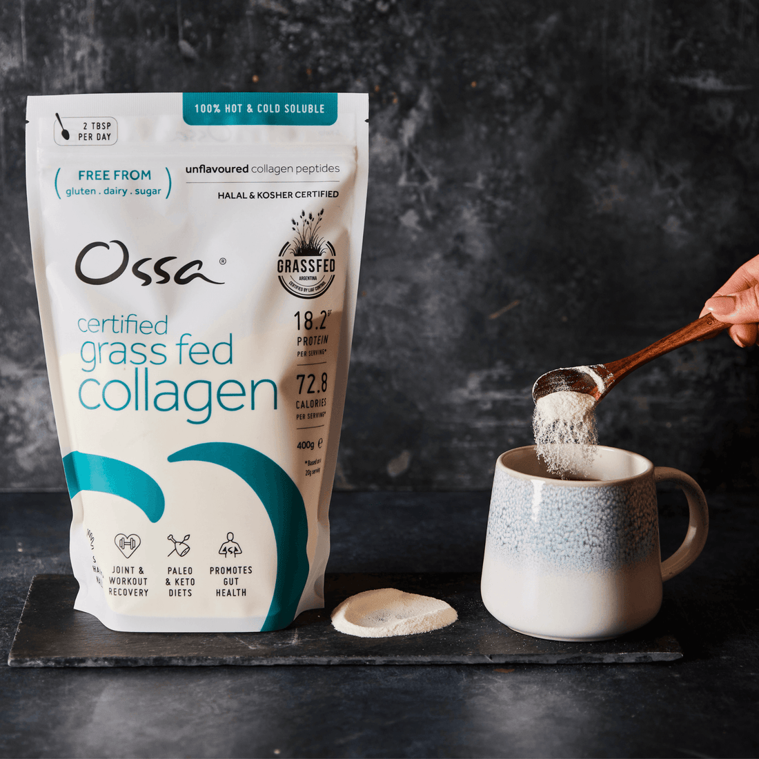 Ossa Certified Grass Fed Collagen Peptides