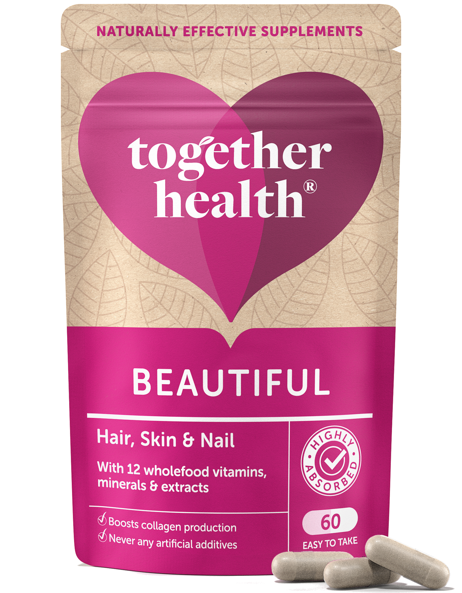 Beautiful – Hair Skin and Nails Vitamins Supplement