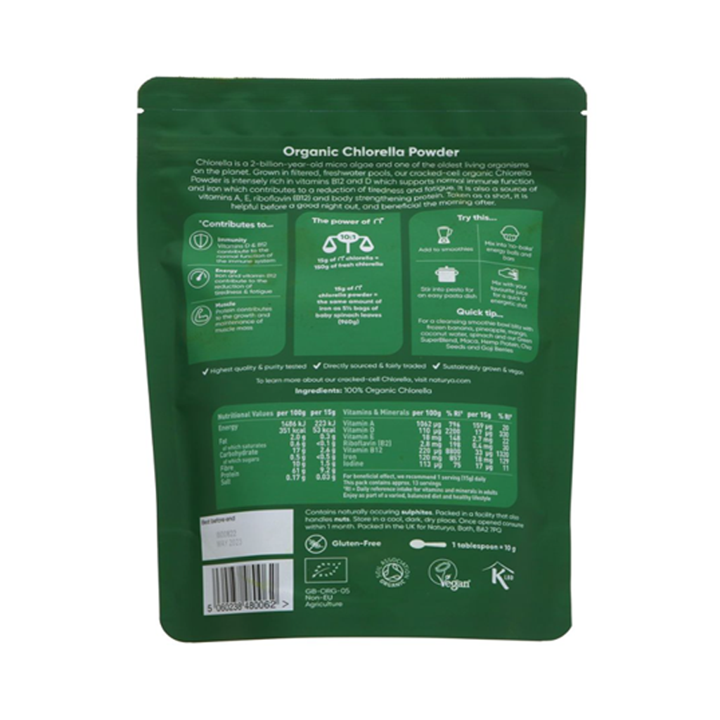 Naturya Organic Chlorella Powder 200g