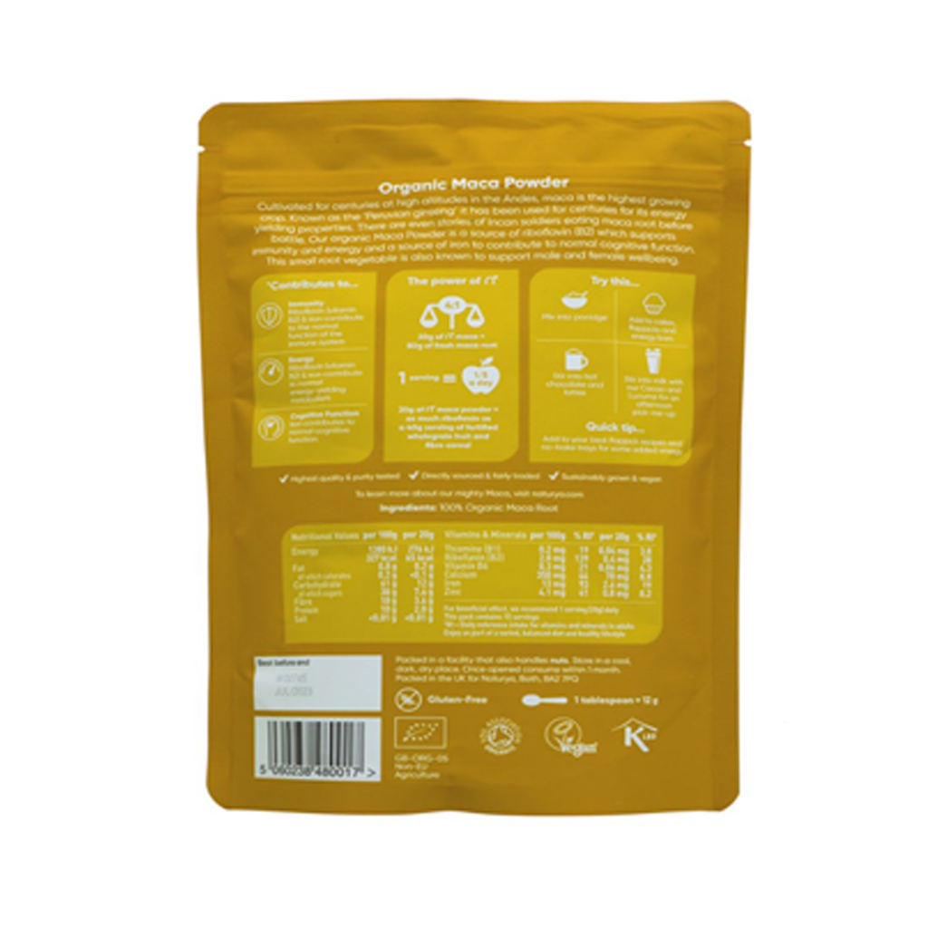 NATURYA Organic maca powder 300g