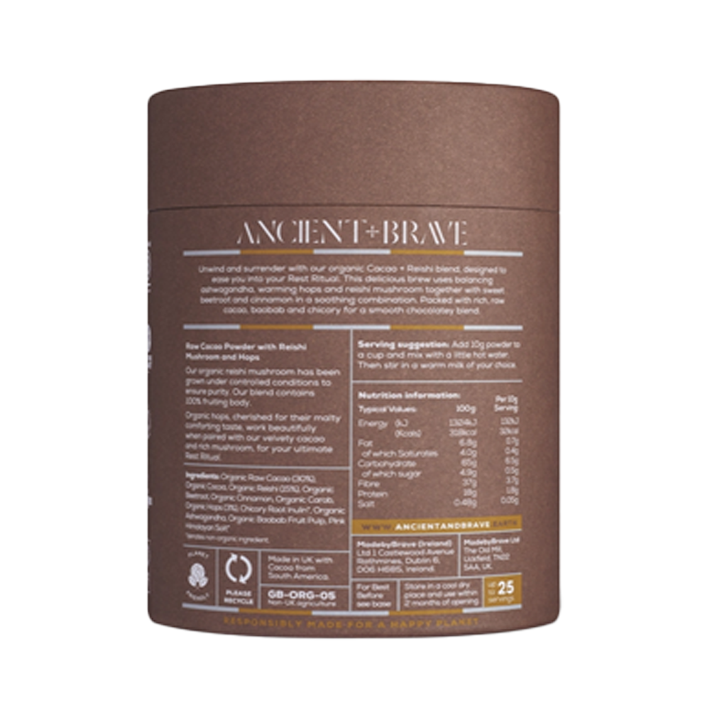 Ancient + Brave cacao & Reishi 250G Tub