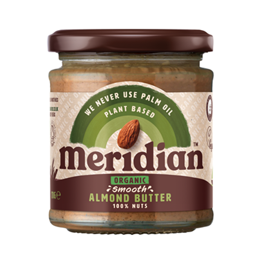 Meridian Organic Almond Butter - SMALL Smooth 170g