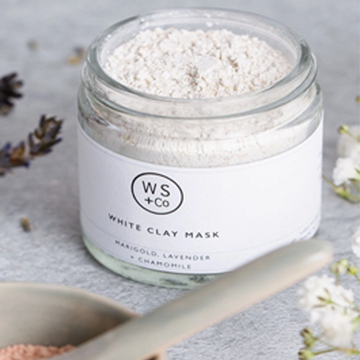 Wild Sage + Cot Ltd White Clay Face mask