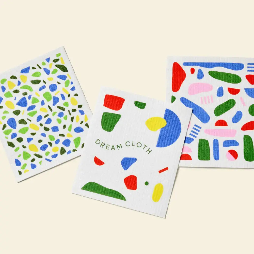 Who Gives A Crap Dream Cloths – Reusable Swedish Dishcloths, 3 Pack
