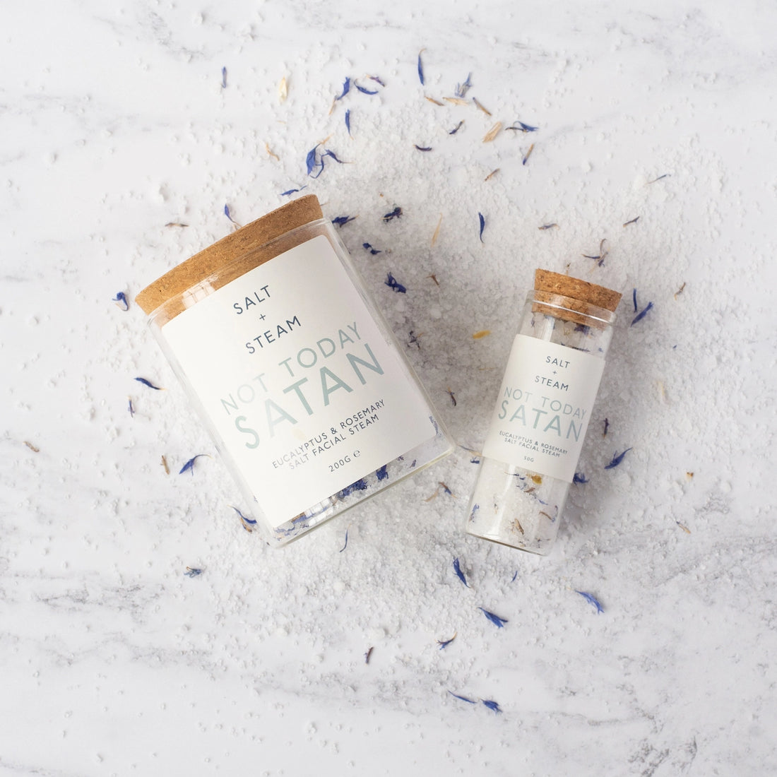 Salt + Steam Not Today, Satan Facial Steam – Eucalyptus &amp; Rosemary (50g / 200g)