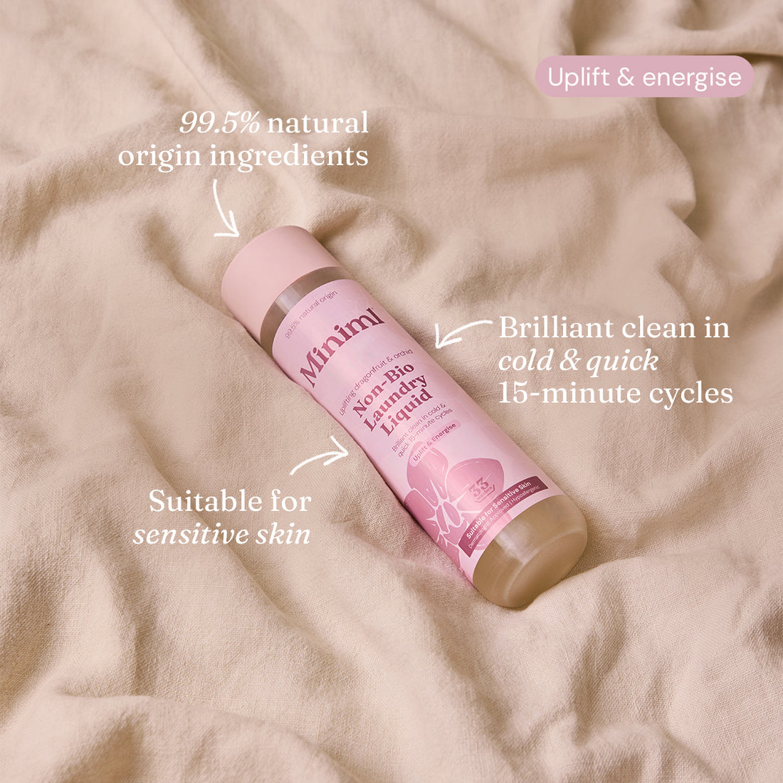 Miniml Laundry Liquid – Uplifting Dragonfruit & Orchid