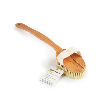 ecoLiving Wooden Bath Brush with Replaceable Head