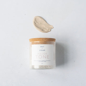 Salt + Steam Major Tone Clay Face Mask – Frankincense, Cedarwood &amp; Rhassoul Clay (45g)