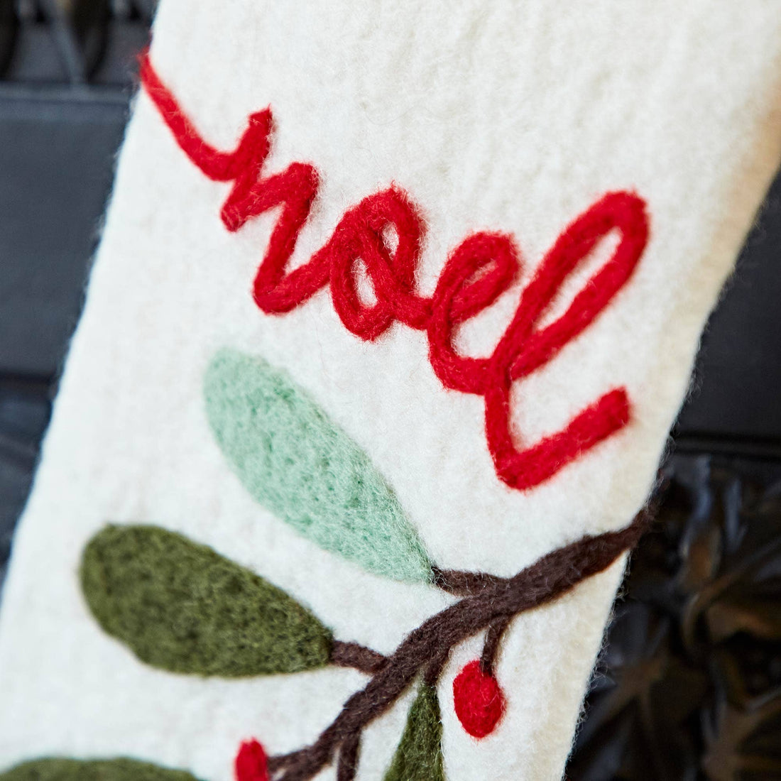 Paper High Felt Christmas Stocking – Noel