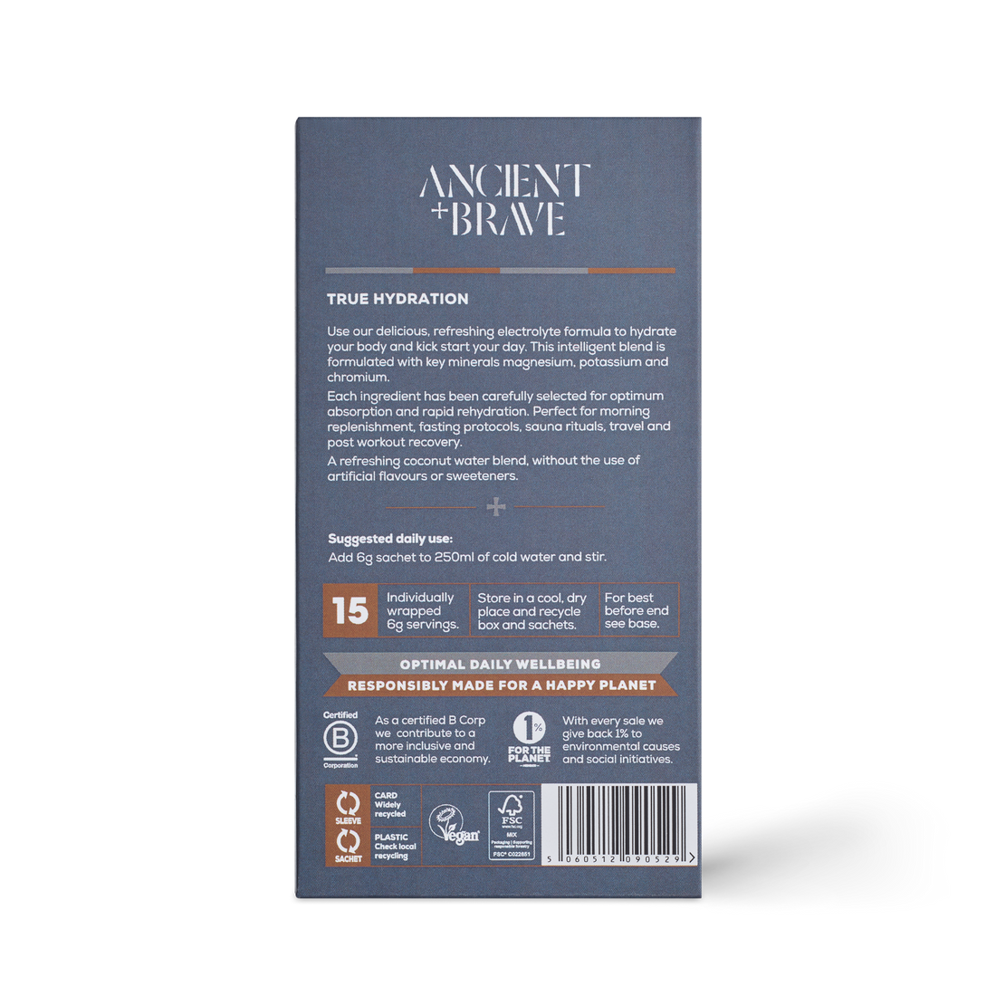 Ancient + Brave True Hydration Sachets – 15 x 6g