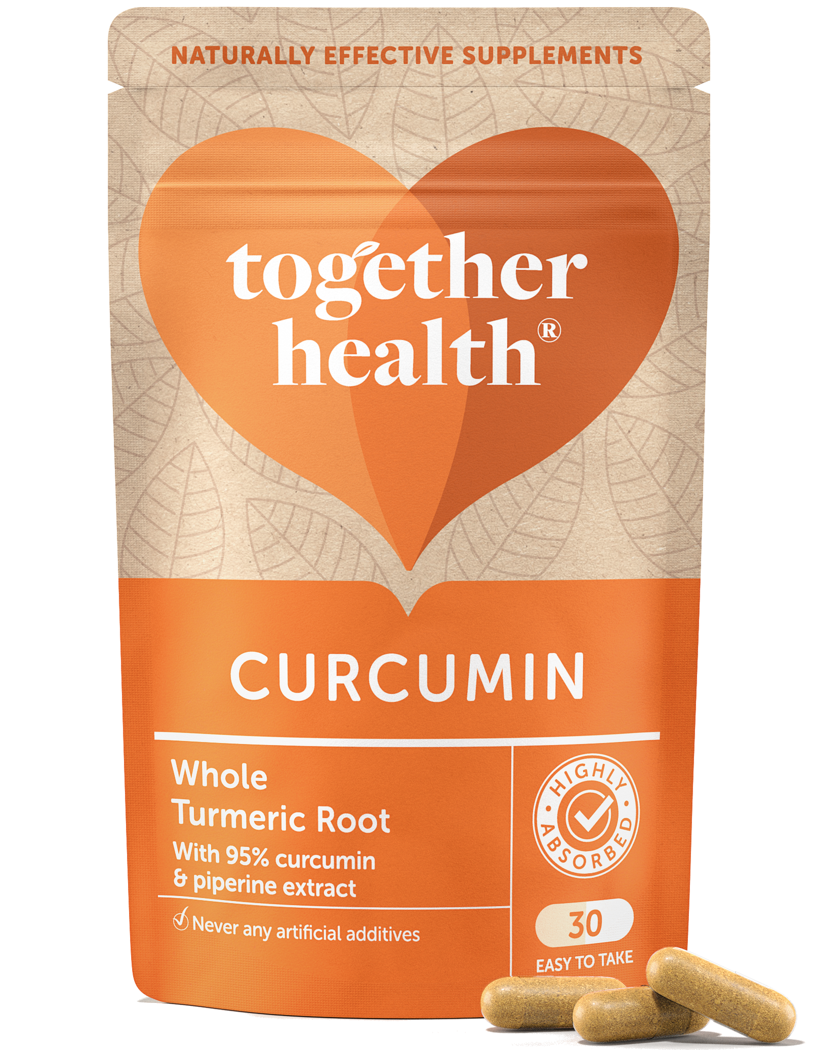 Curcumin – Turmeric Supplement – 30 Capsules