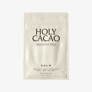 Holy Cacao Calm Blend – Ceremonial Cacao, Bone Broth, Reishi & Ashwagandha