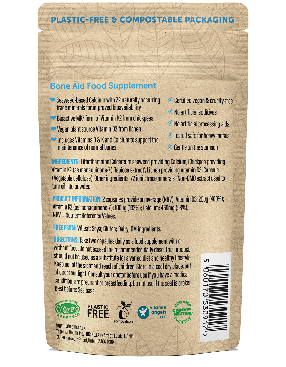 Bone Aid – Bone Vitamins – 60 Capsules