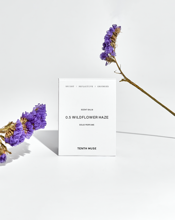 Tenth Muse Wildflower Haze Solid Perfume Balm – Bergamot, Jasmine &amp; Sandalwood