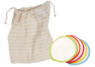 ecoLiving Organic Make Up Remover Wipes & Wash Bag