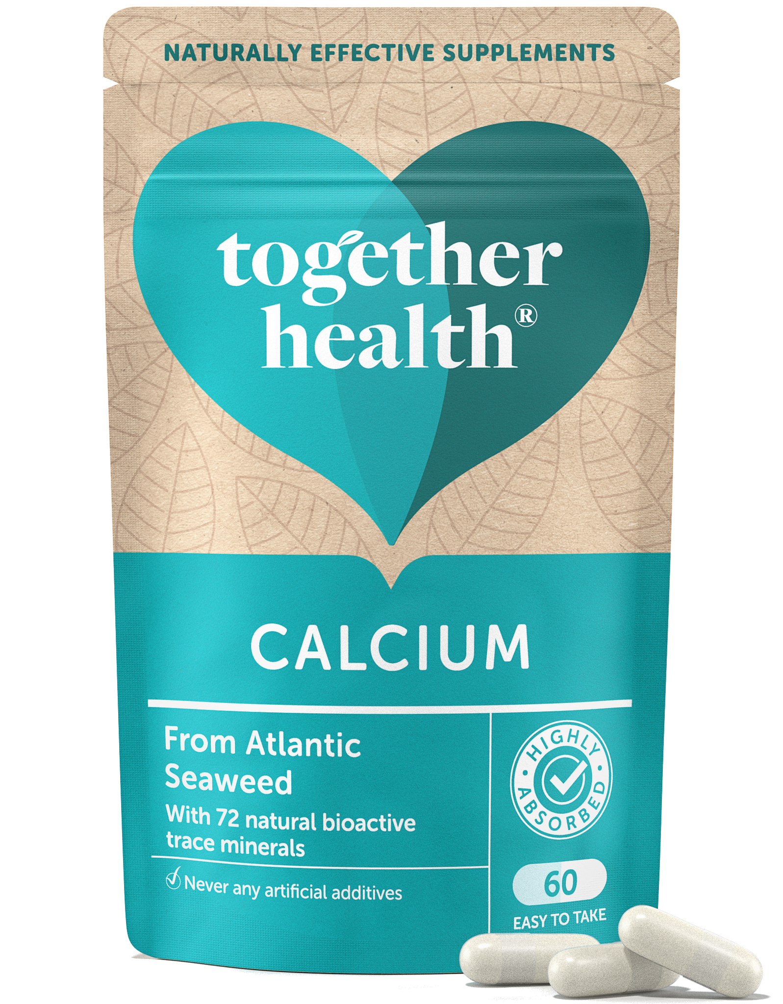 Calcium – Vegan Calcium Supplement – 60 Capsules