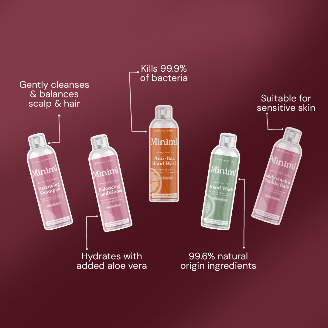 Miniml Beauty Trial &amp; Travel Set – 5 x 100ml