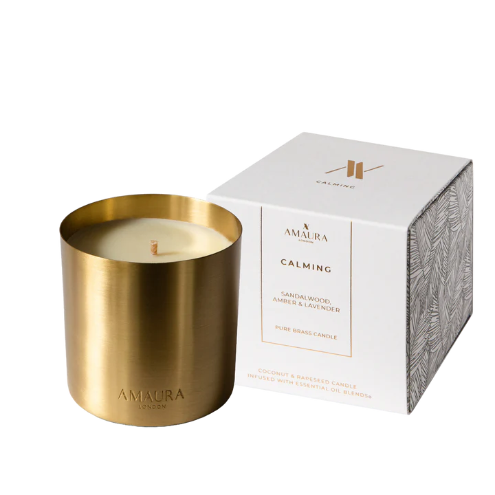 Amaura London Calming Candle Brass 280g