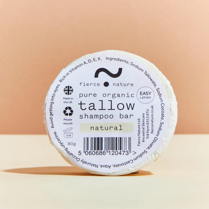 Fierce nature Tallow Shampoo bar (unscented)