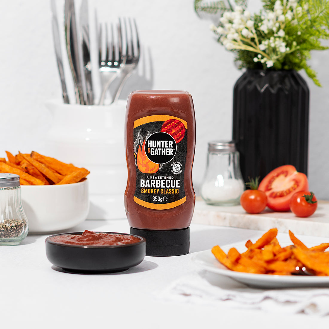 Hunter & Gather BBQ Sauce - Squeezy - 350g