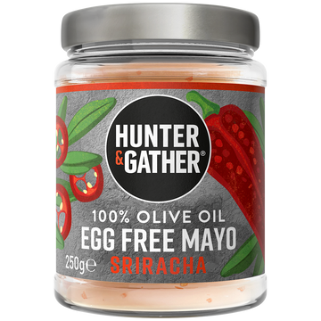 Hunter & Gather  Egg Free Sriracha Olive Oil Mayo - 250g