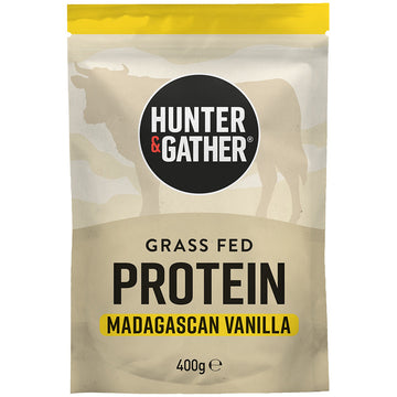 Hunter & Gather Madagascan Vanilla Grass-Fed Beef Protein Powder – 400g