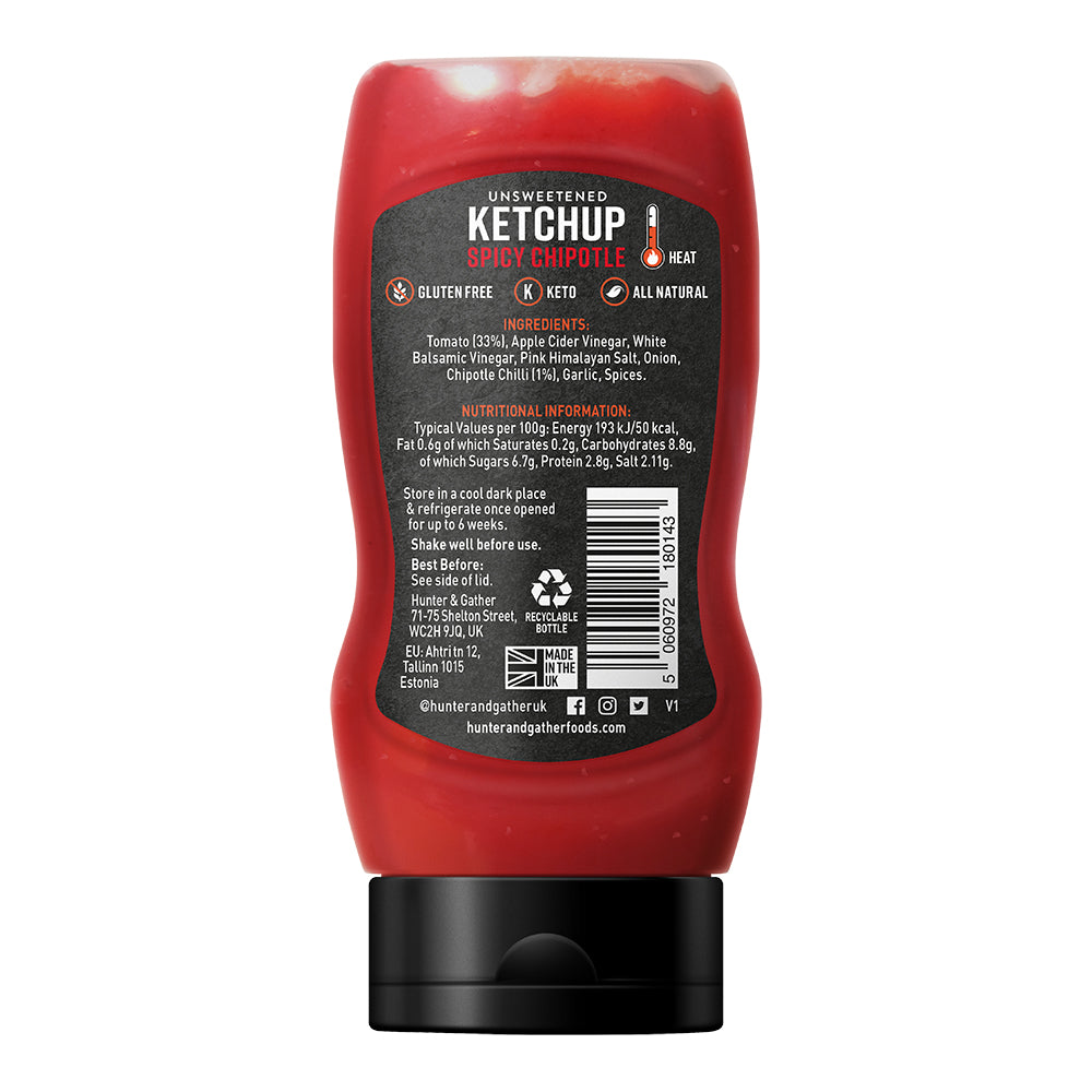 Hunter & Gather Chipotle Ketchup - Squeezy - 350g