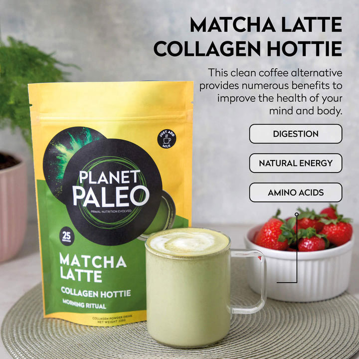 Planet Paleo Matcha Latte 225g - Halal Certified