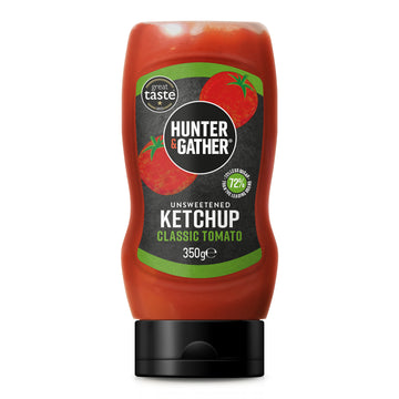 Hunter & Gather Unsweetened Classic Tomato Ketchup – 350g