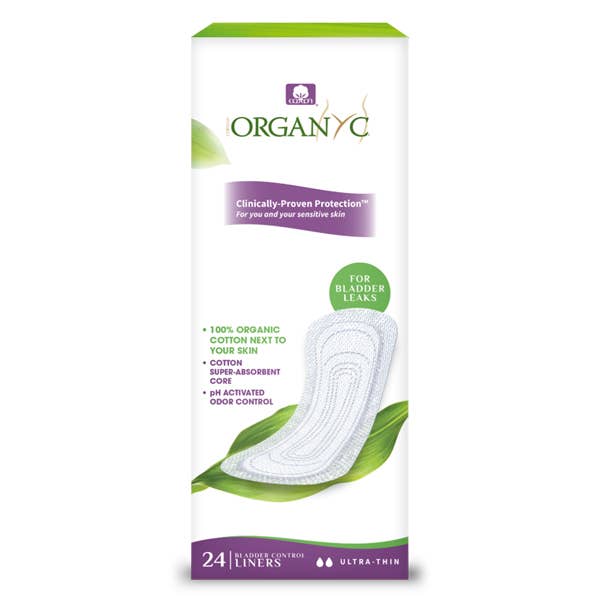 Organyc Ultra Thin Liners For Bladder Leaks