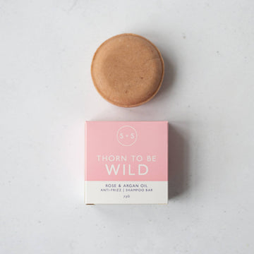 Salt + Steam Thorn To Be Wild Shampoo Bar – Argan Oil, Rose &amp; Orange (75g)