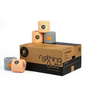 Nothing Butt Bamboo Toilet Roll – 3-Ply 380 Sheets