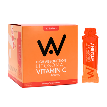 Well.Actually. Liposomal Vitamin C 1000mg Sachets – Orange Twist (30 Pack)