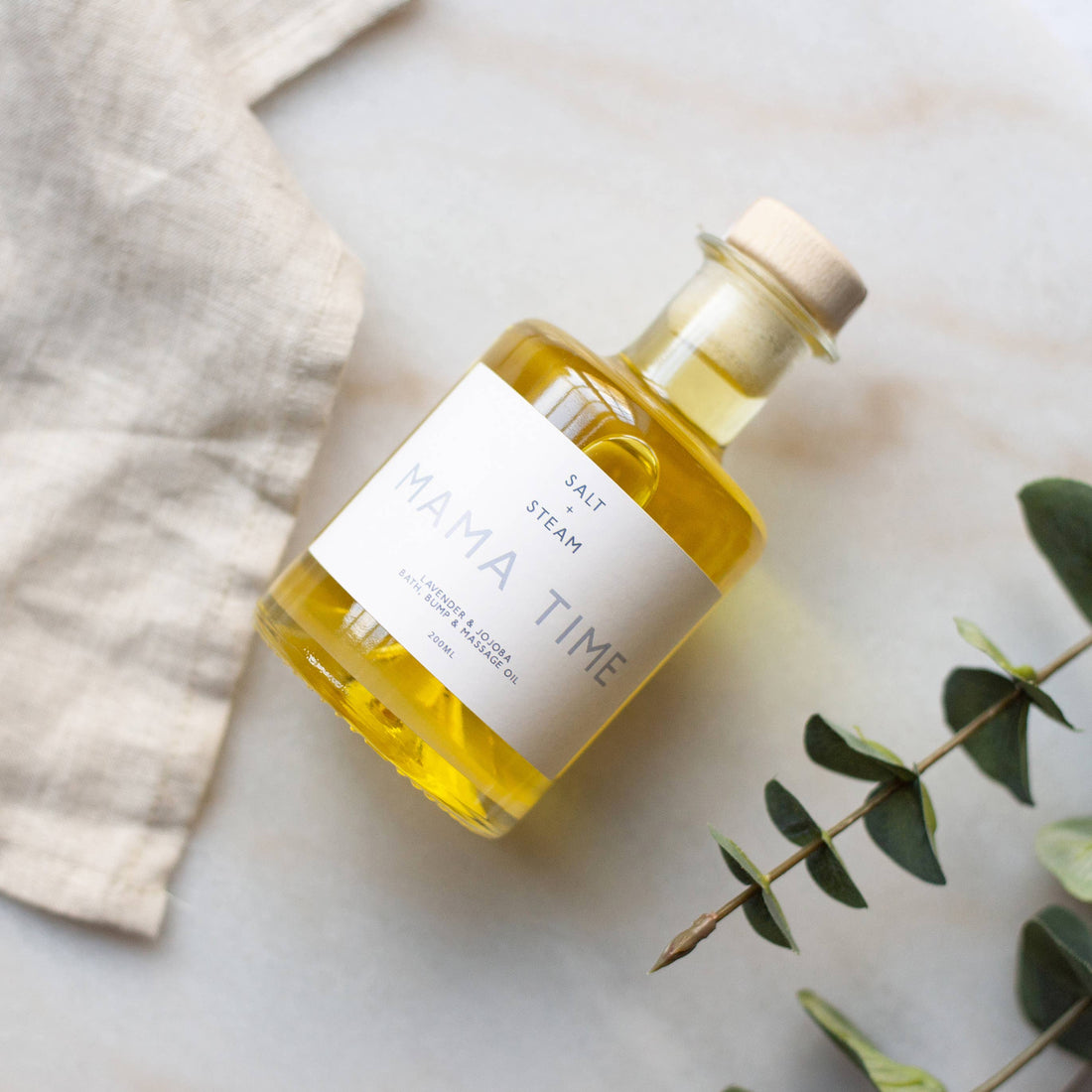 Salt + Steam Mama Time Bath & Bump Oil – Lavender & Jojoba (100ml)