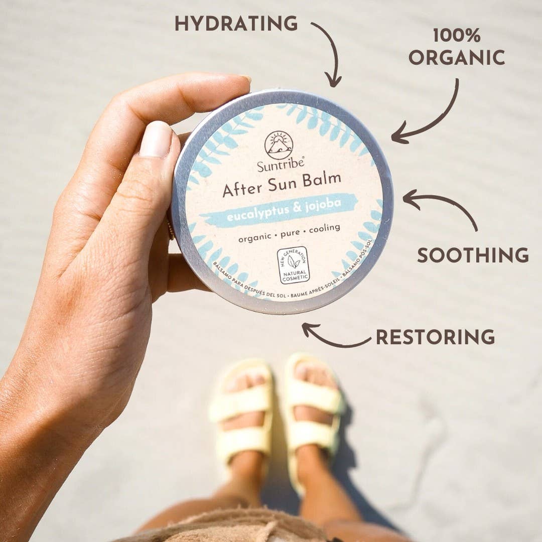 Suntribe Organic After Sun Balm – Eucalyptus & Jojoba (100 ml)