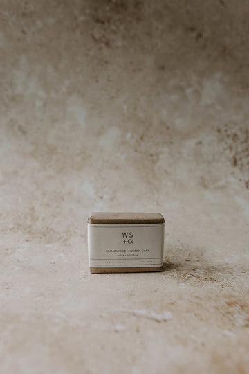 Cedarwood + Green Clay Soap