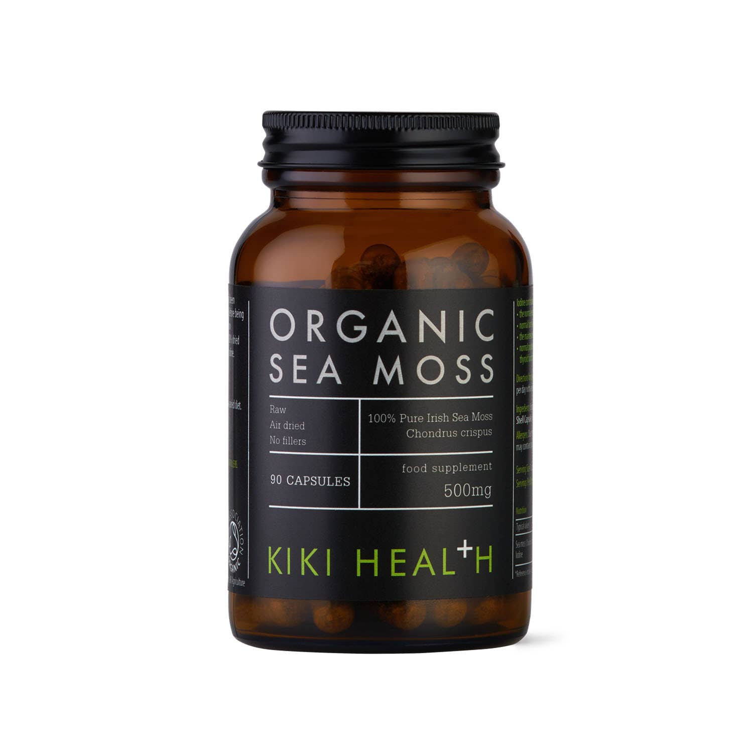 Organic Irish Sea Moss – 90 Vegicaps