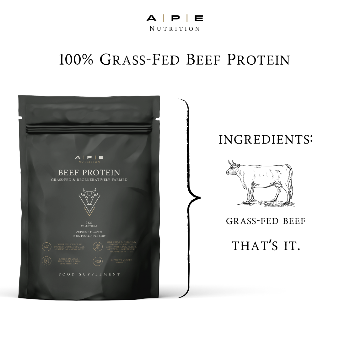 Grass-Fed Beef Protein | Unflavoured: Unflavoured- 1kg