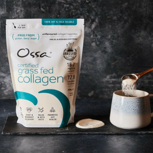 Ossa Certified Grass Fed Collagen Peptides.