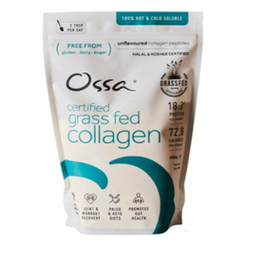 Ossa Certified Grass Fed Collagen Peptides.