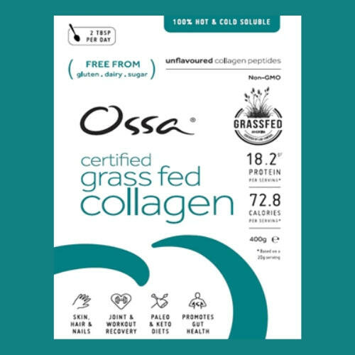 Ossa Certified Grass Fed Collagen Peptides.