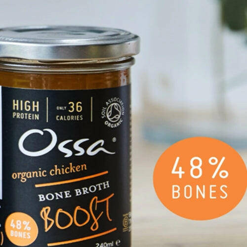 Organic Chicken Bone Broth Boost 240ml.